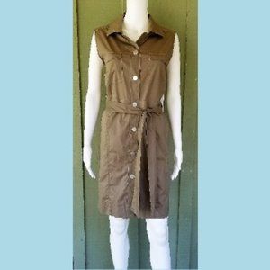 NWT HOPE & HONEY Light Brown Cotton Dress 12